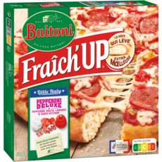 BUITONI Fraîch'up Pizza épaisse moelleuse pepperoni deluxe 550g