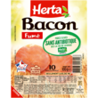 HERTA Bacon fumé sans antibiotiques 10 tranches 100g