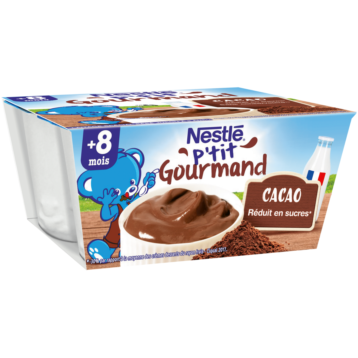 Nestle P Tit Gourmand Petit Pot Creme Dessert Chocolat Des 6 Mois 4x100g Pas Cher A Prix Auchan