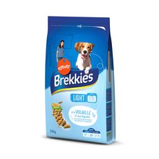 BREKKIES Croquettes light à la volaille et au légumes pour chien 10kg
