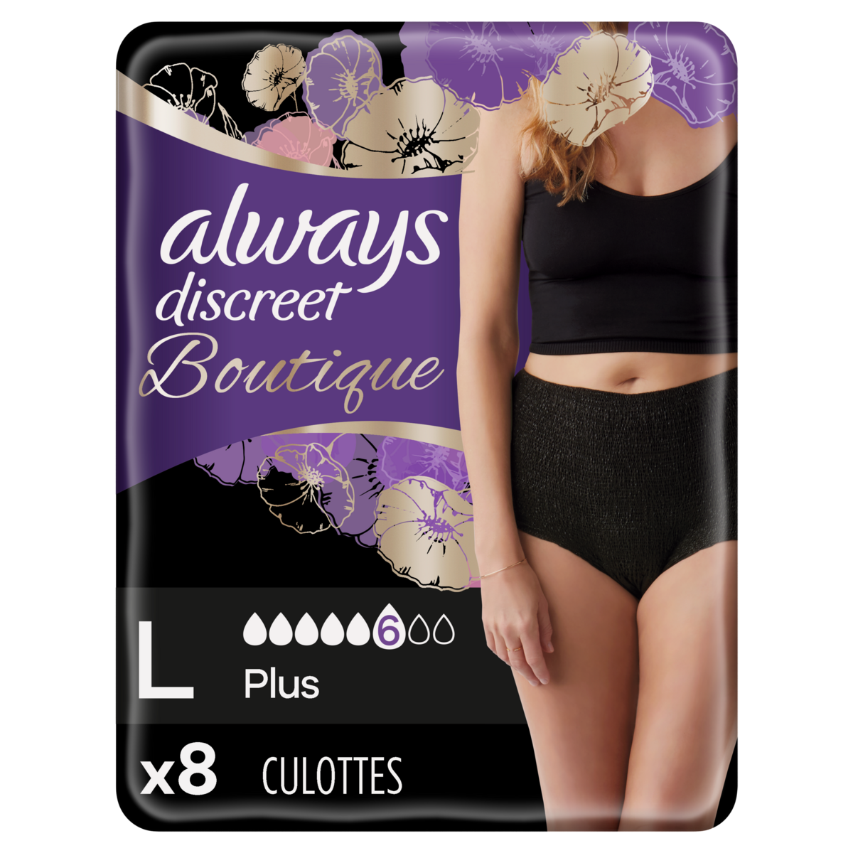 Always Discreet Culottes Plus Pour Fuites Urinaires Taille L Culottes