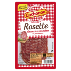 COCHONOU Rosette goût intense 10 grandes tranches 93g