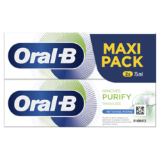 ORAL-B Gencives Purify Dentifrice nettoyage intense 2x75ml