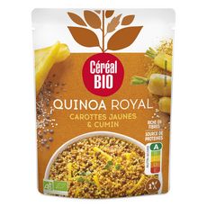 CÉRÉAL BIO Quinoa royal carottes jaunes et cumin 22g