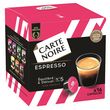CARTE NOIRE Capsules de café espresso 100% arabica compatibles Dolce Gusto 16 capsules 130g