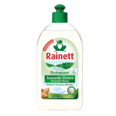 RAINETT Liquide vaisselle mains écologique à l'amande douce 500ml
