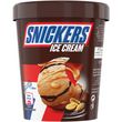 SNICKERS Pot de crème glacée avec des cacahuètes chocolat et caramel 335g