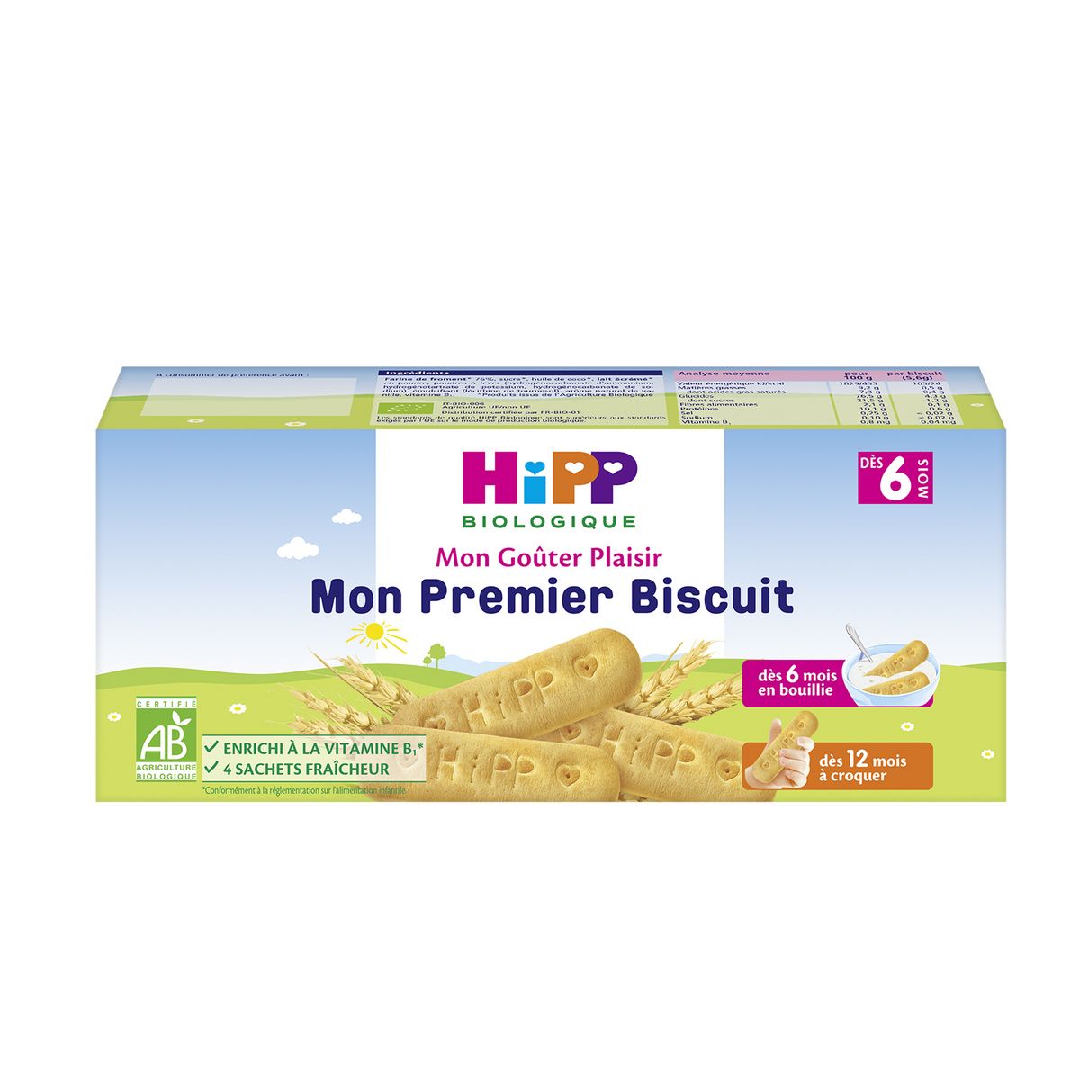 Hipp Mon Gouter Plaisir Mon Premier Biscuit Des 6 Mois 180g Pas Cher A Prix Auchan
