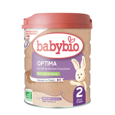 BABYBIO Optima 2 lait 2ème âge en poudre dès 6 mois 800g