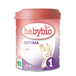 BABYBIO Optima 1 lait 1er âge en poudre dès la naissance à 6 mois 800g