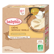 Babybio BABYBIO Gourde dessert crème semoule vanille bio dès 6 mois