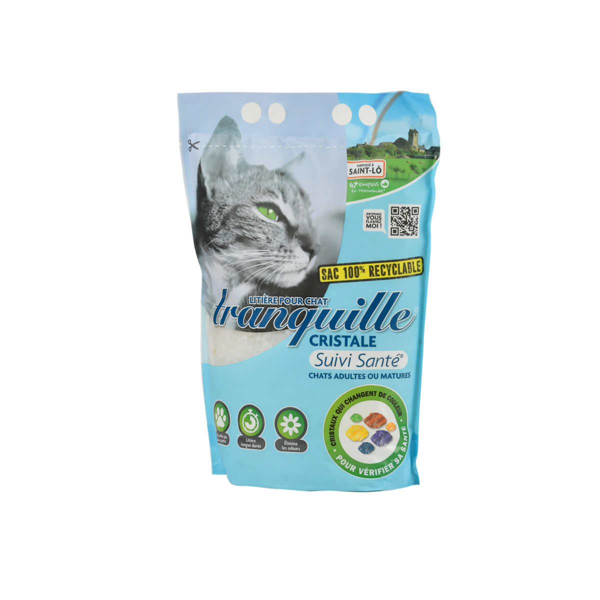 Tranquille Litiere Silice Cristale Prevention Pour Chat Mature 4l Pas Cher A Prix Auchan