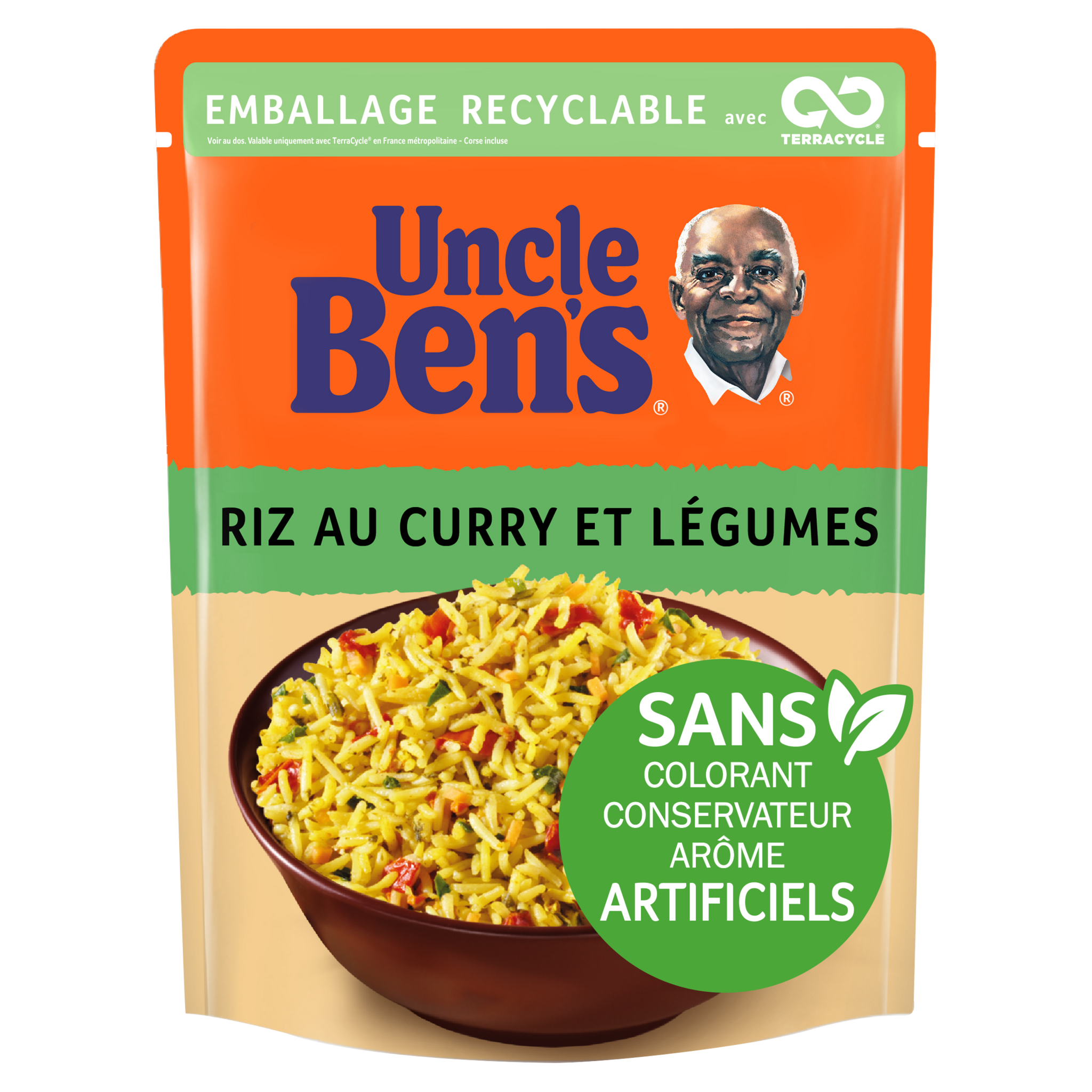 BEN'S ORIGINAL Riz au curry bio 240g pas cher 