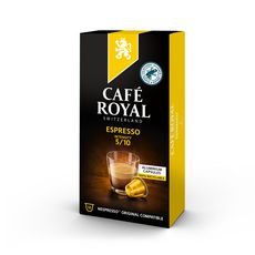 CAFE ROYAL Capsules de café espresso compatibles Nespresso 10 capsules 52g