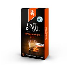 CAFE ROYAL Capsules de café espresso forte compatibles Nespresso 10 capsules 52g
