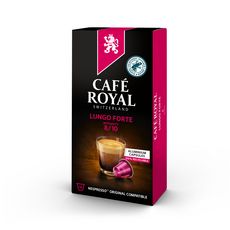 CAFE ROYAL Café lungo forte en capsule compatible Nespresso 10 capsules 52g