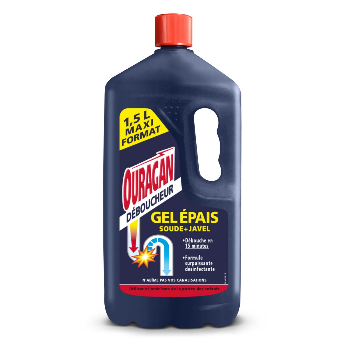 AUCHAN Gel déboucheur WC 1l pas cher 