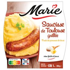 MARIE Saucisse de Toulouse grillée sans couverts 1 portion 300g