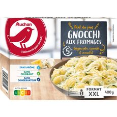 AUCHAN Gnocchi aux fromages 400g