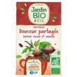 JARDIN BIO ETIC infusion douceur partagée cacao et vanille 20 sachets 28g