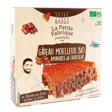 La Petite Fabrique Provencale Fabrique Provencale Gateau Moelleux Bio Amandes Chocolat Sans Gluten 225g 225g Pas Cher A Prix Auchan