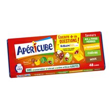 APERICUBE Cubes de fromage apéritif Tonic 48 cubes 250g