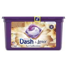 DASH Lessive capsules tout en 1 souffle précieux 32 lavages 32 capsules