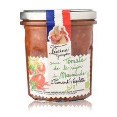 LUCIEN GEORGELIN Sauce tomate au piment d'Espelette bio en bocal 300g