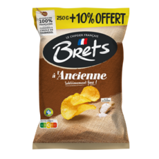 BRETS Chips à l'ancienne au sel de Guérande + 10% offerts 250g