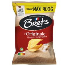 BRETS Chips l'original au sel de Guérande  400g