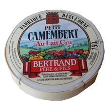 BERTRAND PERE ET FILS Petit camembert au lait cru 150g