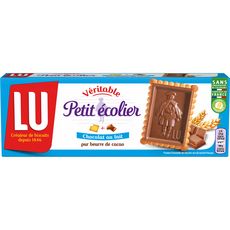 Petit Ecolier Biscuits Avec Tablette De Chocolat Au Lait 12 Biscuits 150g Pas Cher A Prix Auchan