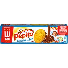 PEPITO Biscuits nappés de chocolat au lait 192g