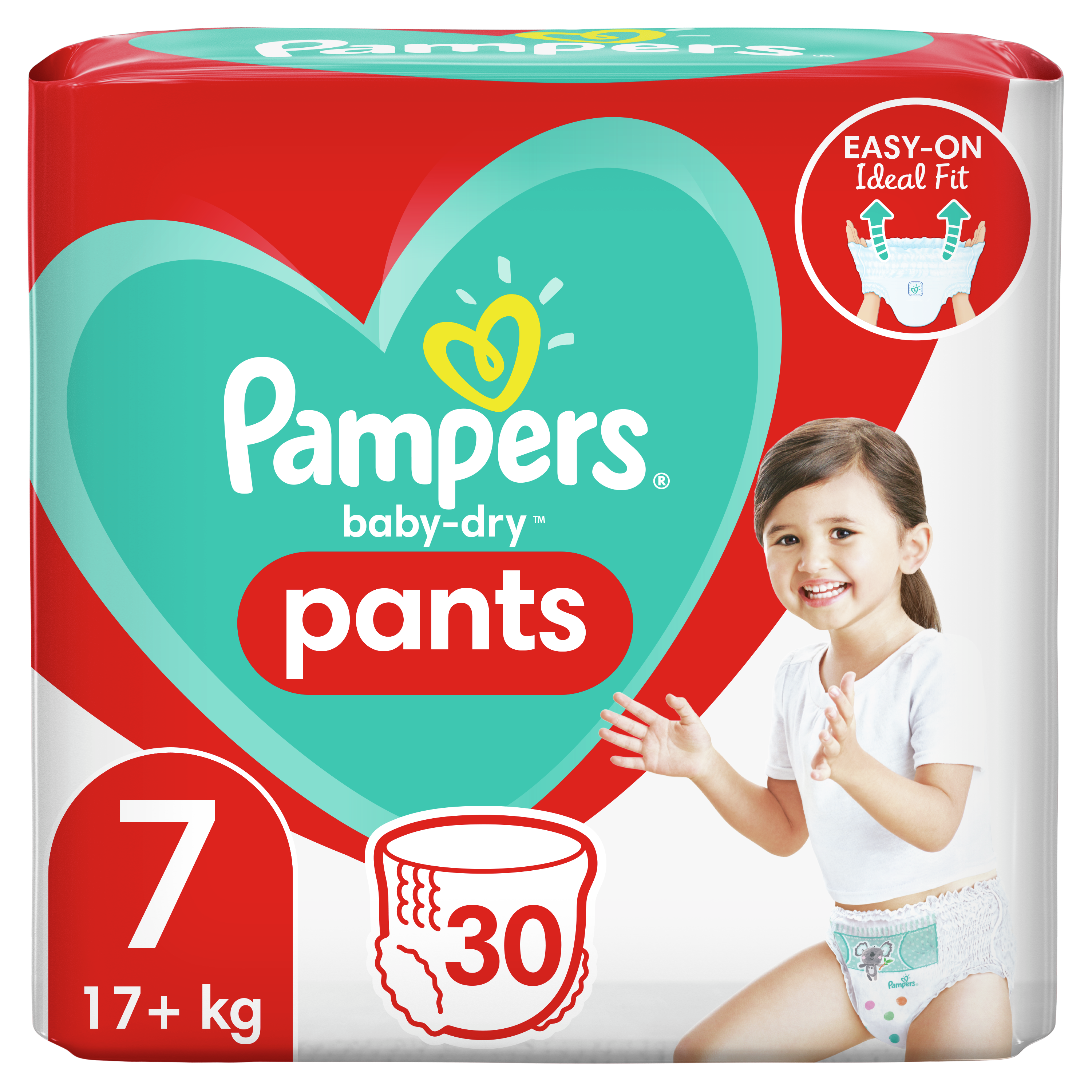 Pampers Couches-Culottes Baby-Dry Pants Taille 7