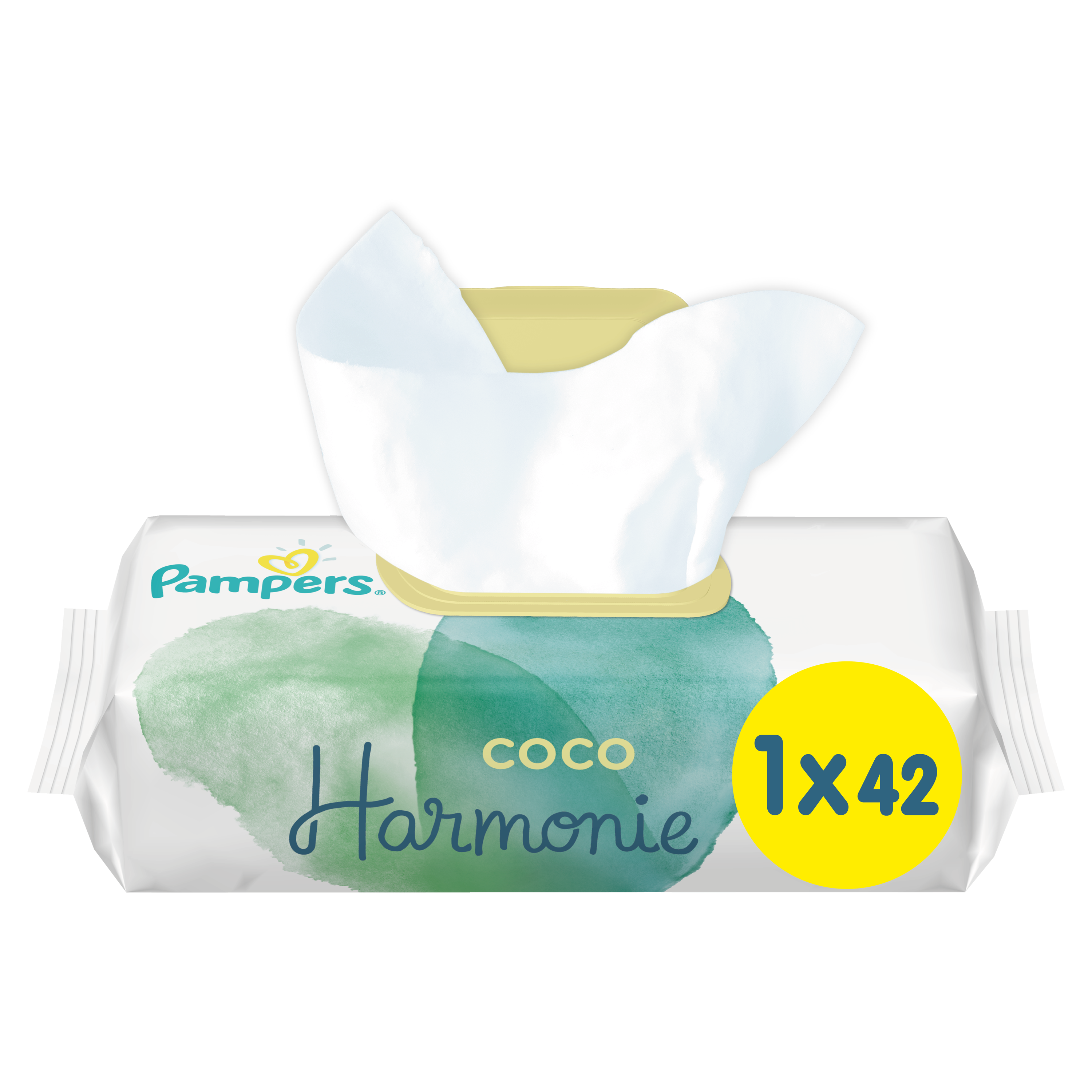 Pampers - 6x132 Lingettes Harmonie Coco, Pampers