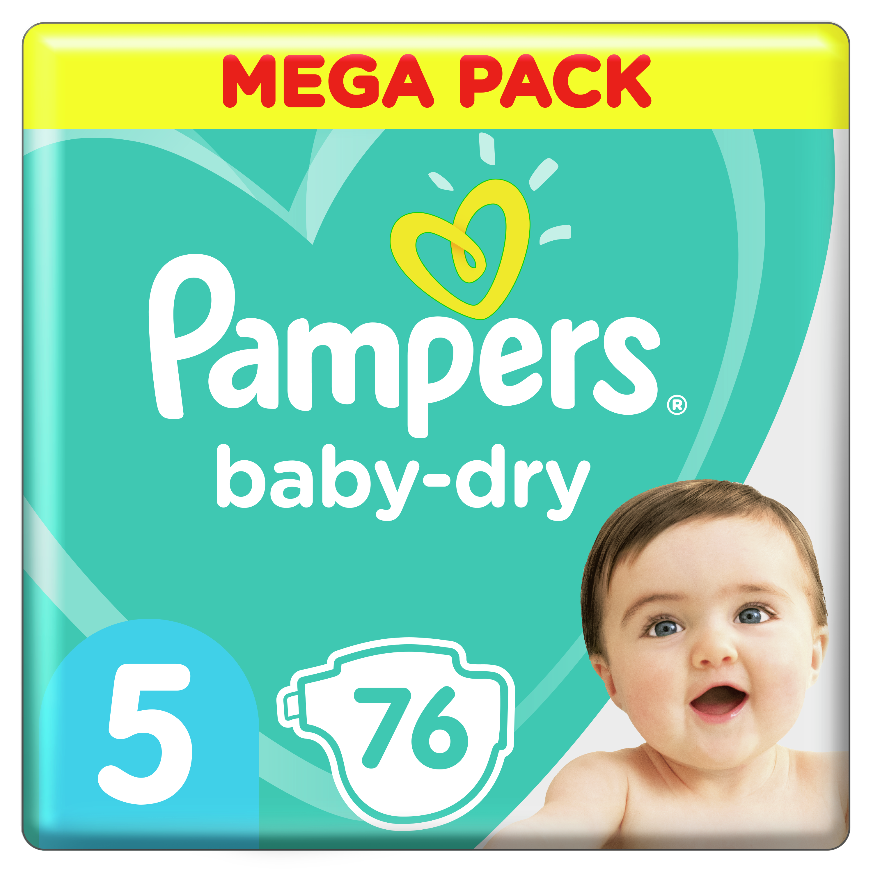 Promo Couches bébés PAMPERS Baby Dry Pants Taille 5 x 24 chez Géant Casino