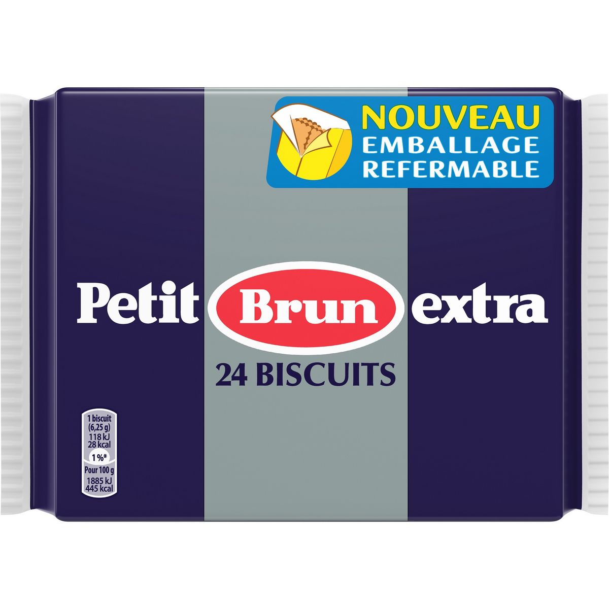 LU Petit brun extra 24 biscuits 150g