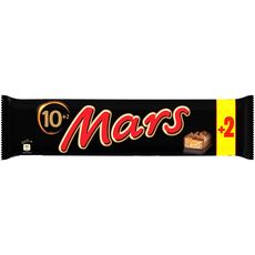 MARS Barres chocolatées 10+2 offertes 540g