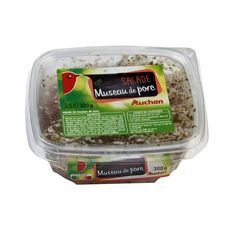AUCHAN Salade de museau de porc 0 300g