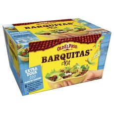 OLD EL PASO Barquitas kit galettes, sauce et mélange d'aromates 329g