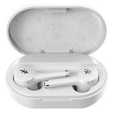 IFROGZ Écouteurs sans fil Bluetooth avec étui de charge - Blanc - Airtime Pro