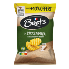 BRETS Chips La Paysanne au sel de Guérande  250g + 10% offerts