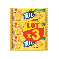 TUC Crackers salés  3 paquets  3x100g