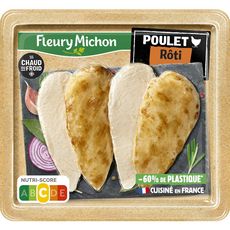 FLEURY MICHON Filet de poulet rôti 4 tranches 150g