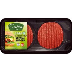 DABIA Haché pur bœuf halal spécial burger   2x110g