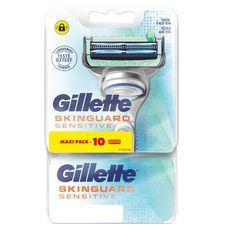 GILLETTE Skinguard Sensitive recharge lames de rasoir 10 pièces 