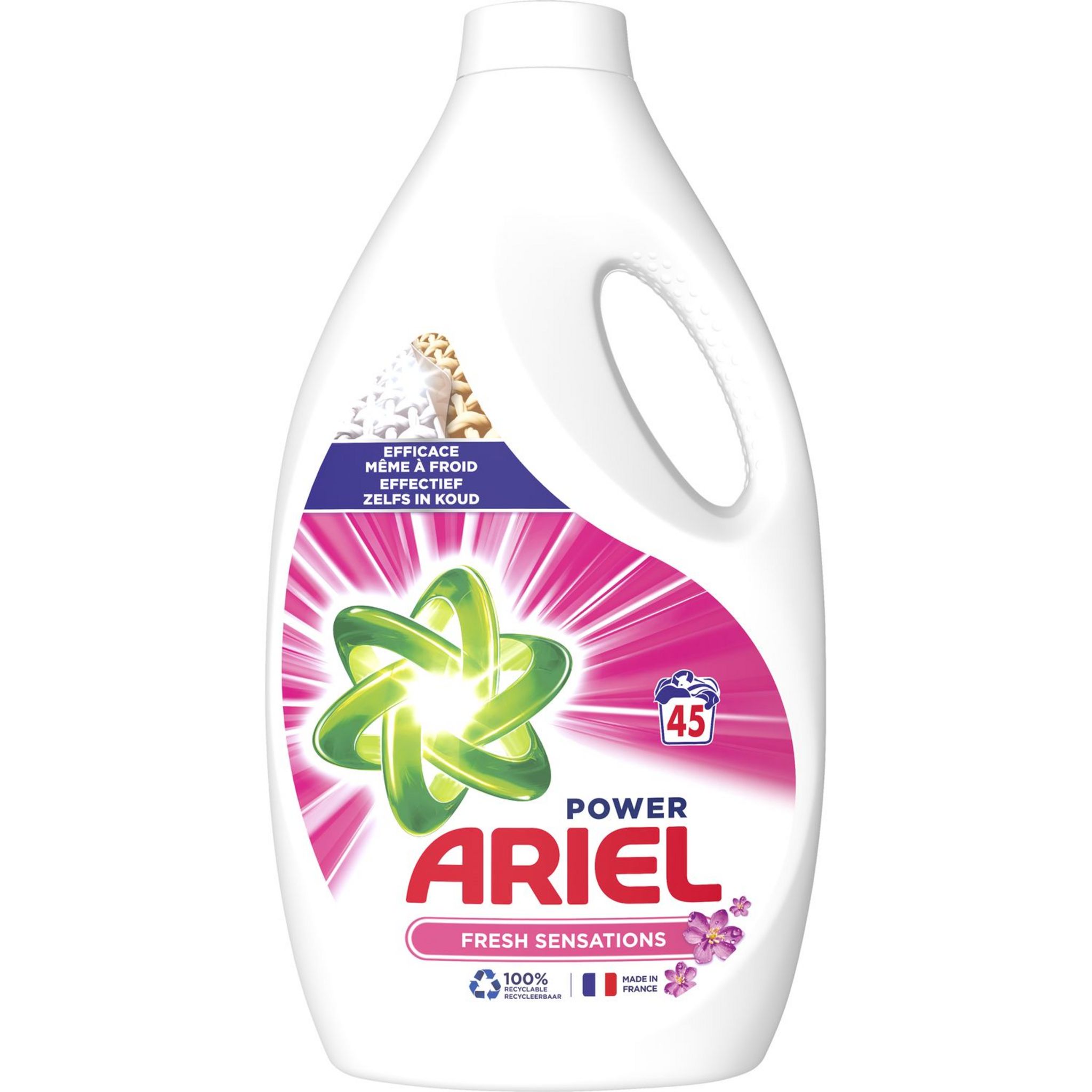 ARIEL Ariel Lessive liquide compact original 45 lavages 2,475l 45
