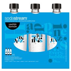 SODASTREAM Pack 3 bouteilles grand modèle FUSE HIPSTER