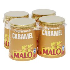 SAINT MALO Yaourt emprésuré au caramel 4x125g