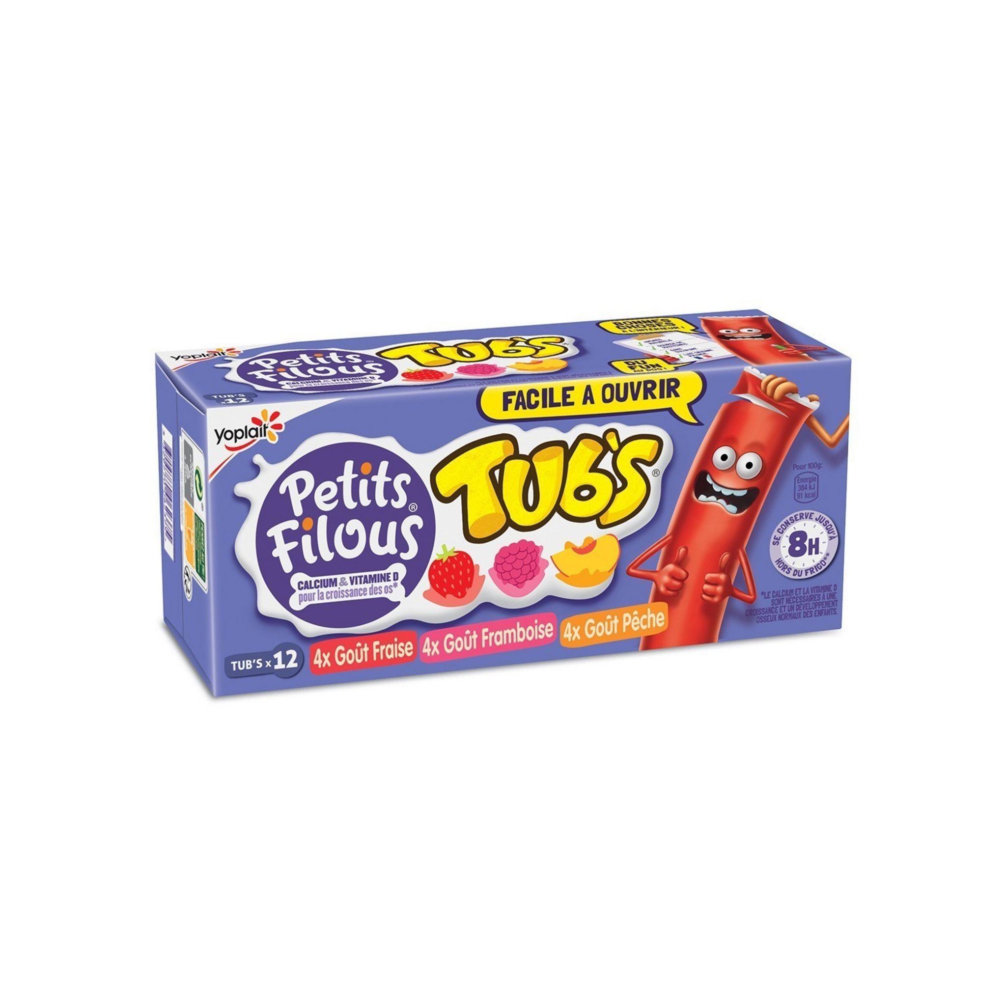 YOPLAIT Yaourt à boire aux fruits 12x40g pas cher 